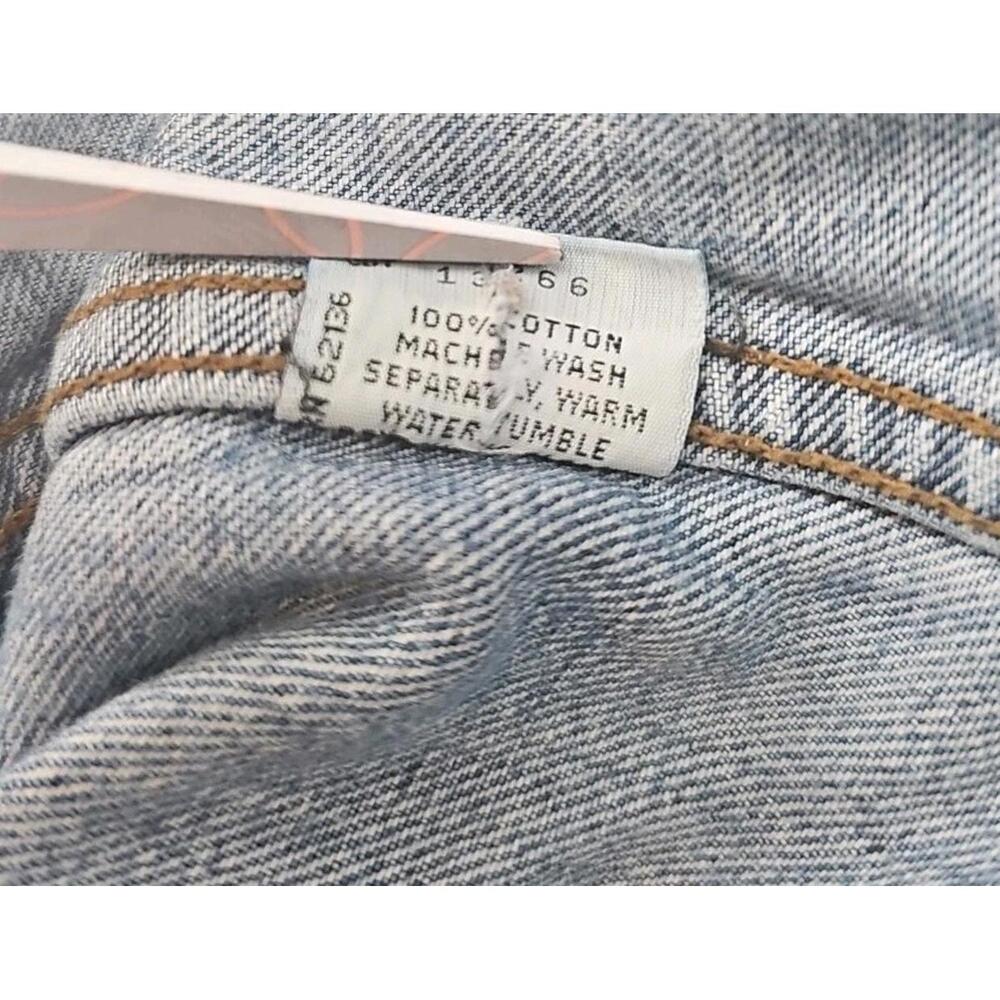 Vintage Guess‎ Denim Jean Trucker Jacket  Small USA Made Type III Style 10807 - Picture 9 of 9